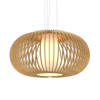 Stecche di Legno One Light Pendant in Louro Freijo (486|121709)