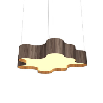 Organic LED Pendant in American Walnut (486|1200LED18)