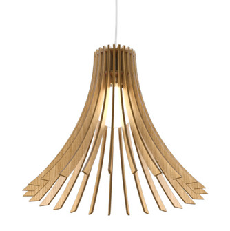 Stecche di Legno One Light Pendant in Louro Freijo (486|118109)