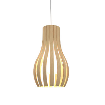 Barrel One Light Pendant in Maple (486|115334)