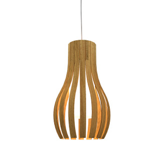 Barrel One Light Pendant in Louro Freijo (486|115309)