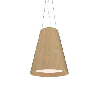 Conical LED Pendant in Maple (486|1146LED34)