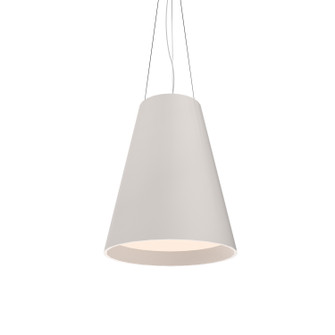 Conical LED Pendant in Iredesent White (486|114625)