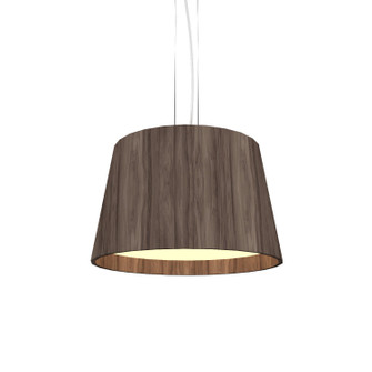 Conical LED Pendant in American Walnut (486|1145LED18)