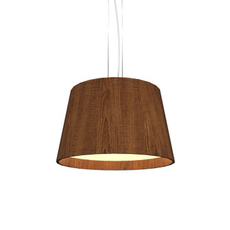 Conical LED Pendant in Imbuia (486|1145LED06)