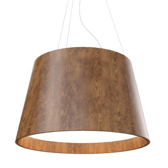 Conical Three Light Pendant in Imbuia (486|114506)