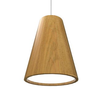 Conical One Light Pendant in Louro Freijo (486|113009)