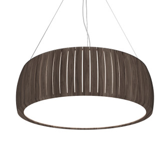 Barrel Three Light Pendant in American Walnut (486|111018)