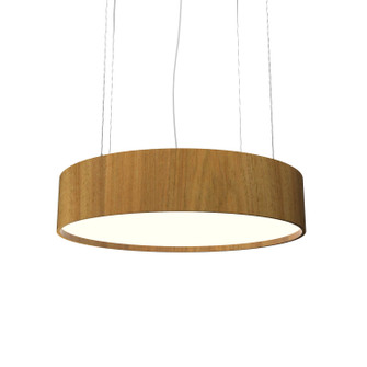 Cylindrical LED Pendant in Louro Freijo (486|1039LED09)