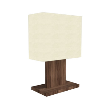 Clean One Light Table Lamp in American Walnut (486|102418)