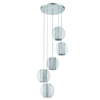 Phoenix Five Light Pendant in Metallic Silver (106|TP63005)