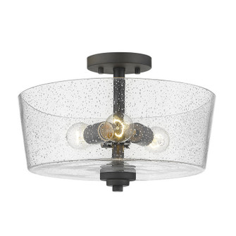 Rowe Three Light Semi-Flush Mount in Oil-Rubbed Bronze (106|IN61104ORB)