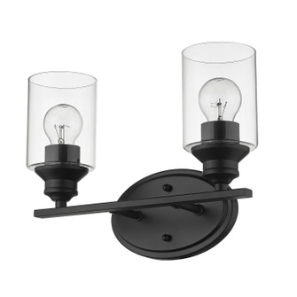 Gemma Two Light Vanity in Matte Black (106|IN41451BK)