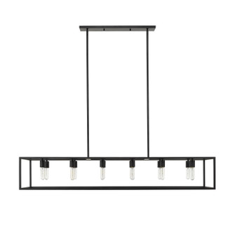 Cobar 12 Light Island Pendant in Matte Black (106|IN21003BK)