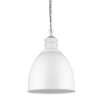 Colby One Light Pendant in White (106|IN11170WH)