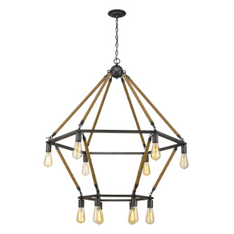 Holden 12 Light Chandelier in Antique Gray (106|IN10056AGY)