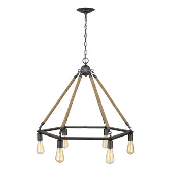 Holden Six Light Chandelier in Antique Gray (106|IN10055AGY)