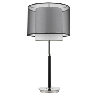 Roosevelt One Light Table Lamp in Espresso/ Brushed Nickel (106|BT7132)