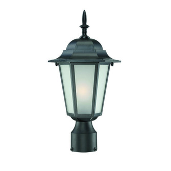 Camelot One Light Post Mount in Matte Black (106|6117BKFR)
