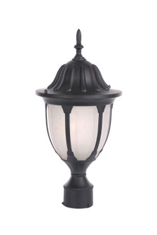 Suffolk One Light Post Mount in Matte Black (106|5067BKFR)