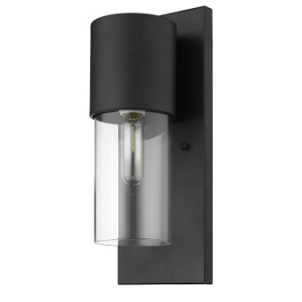 Cooper One Light Wall Sconce in Matte Black (106|1511BKCL)