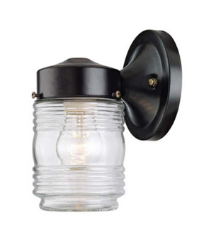 Builders` Choice One Light Wall Sconce in Matte Black (106|100BK)