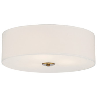 Mid Town LED Flush Mount in Antique Brushed Brass (18|64063LEDDLPABBWH)