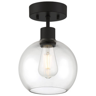 Port Nine Burgundy LED Semi Flush Mount in Matte Black (18|63148LEDDLPMBLCLR)