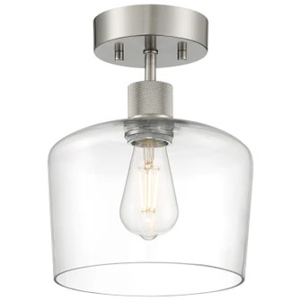 Port Nine Chardonnay LED Semi Flush Mount in Brushed Steel (18|63147LEDDLPBSCLR)