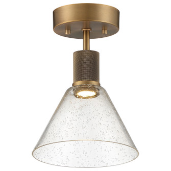 Port Nine Martini LED Semi-Flush Mount in Antique Brushed Brass (18|63146LEDDABBSDG)
