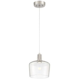 Port Nine Chardonnay LED Pendant in Brushed Steel (18|63141LEDDBSCLR)