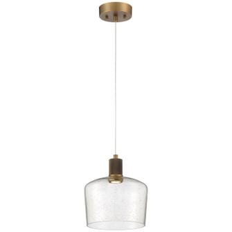 Port Nine Chardonnay LED Pendant in Antique Brushed Brass (18|63141LEDDABBSDG)