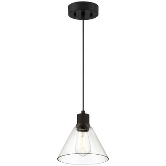 Port Nine Martini LED Pendant in Matte Black (18|63140LEDDLPMBLCLR)