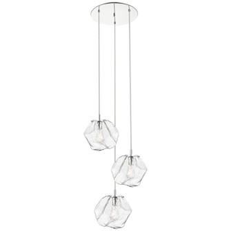 Boulder LED Pendant in Mirrored Stainless Steel (18|63127LEDDLPMSSCLR)