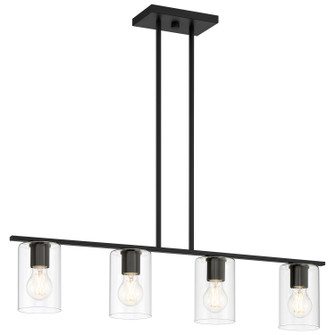 Oslo LED Linear Pendant in Matte Black (18|62586LEDDLPMBLCLR)