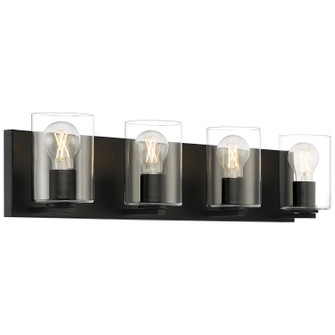 Oslo LED Vanity Fixture in Matte Black (18|62583LEDDLPMBLCLR)