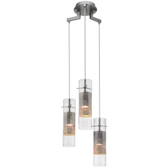 Spartan LED Pendant in Brushed Steel (18|50526LEDDLPBSCLM)