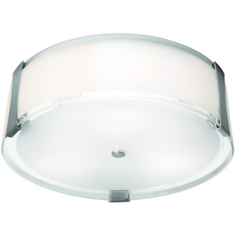 Tara Three Light Flush Mount in Brushed Steel (18|50121BSOPL)