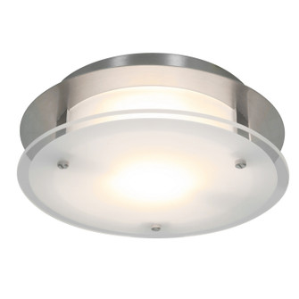 Vision Round LED Flush Mount in Brushed Steel (18|50036LEDDBSFST)