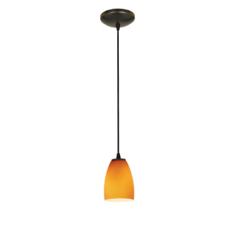 Sherry LED Pendant in Oil Rubbed Bronze (18|280693CORBAMB)