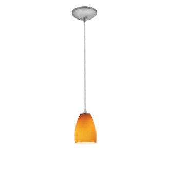 Sherry LED Pendant in Brushed Steel (18|280693CBSAMB)