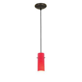 Cylinder LED Pendant in Oil Rubbed Bronze (18|280303CORBRED)