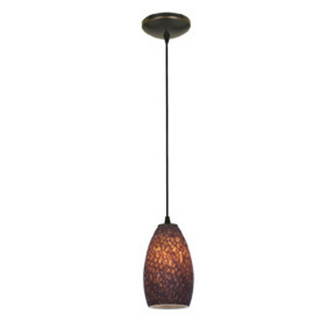 Champagne One Light Pendant in Oil Rubbed Bronze (18|280121CORBBRST)