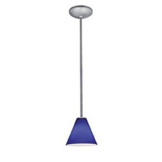 Martini One Light Pendant in Brushed Steel (18|280041RBSCOB)