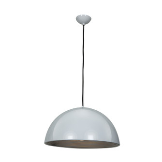 Astro One Light Pendant in Glossy White (18|23767GWHSILV)