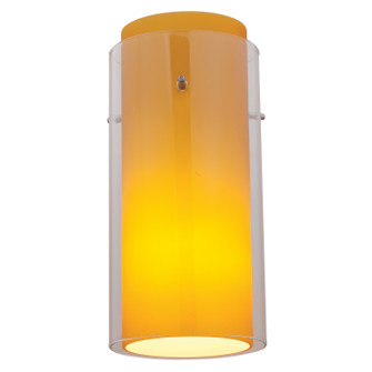 Glass'n Glass Shade in Brushed Steel (18|23133BSCLAM)