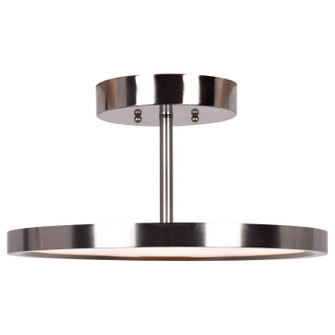 Sphere LED Semi Flush Mount in Brushed Steel (18|20494LEDDBSACR)