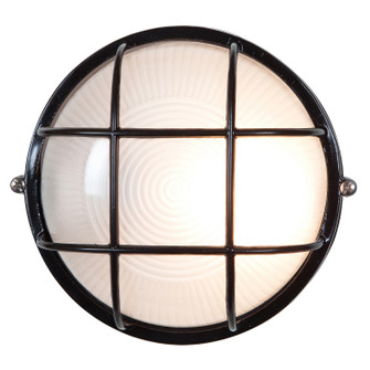 Nauticus Round Dual Mount LED Bulkhead in Black (18|20296LEDDLPBLFST)