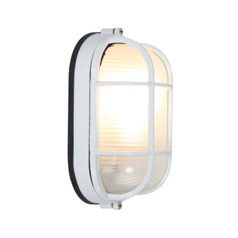 Nauticus Dual Mount One Light Bulkhead in White (18|20290WHFST)