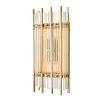 Allure Two Light Wall Sconce in Aged Brass (360|WS700502AGB)